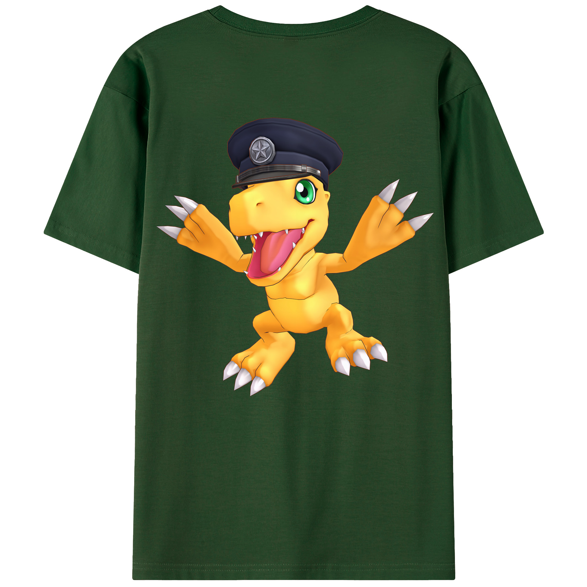 （画像用） Digimon デジタルモンスター/デジモン 綿100％半袖Tシャツ（背面プリント）